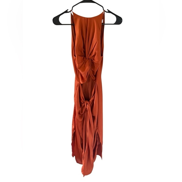 Andrea Iyamah Reni Twisted Midi Dress - Picture 4 of 7